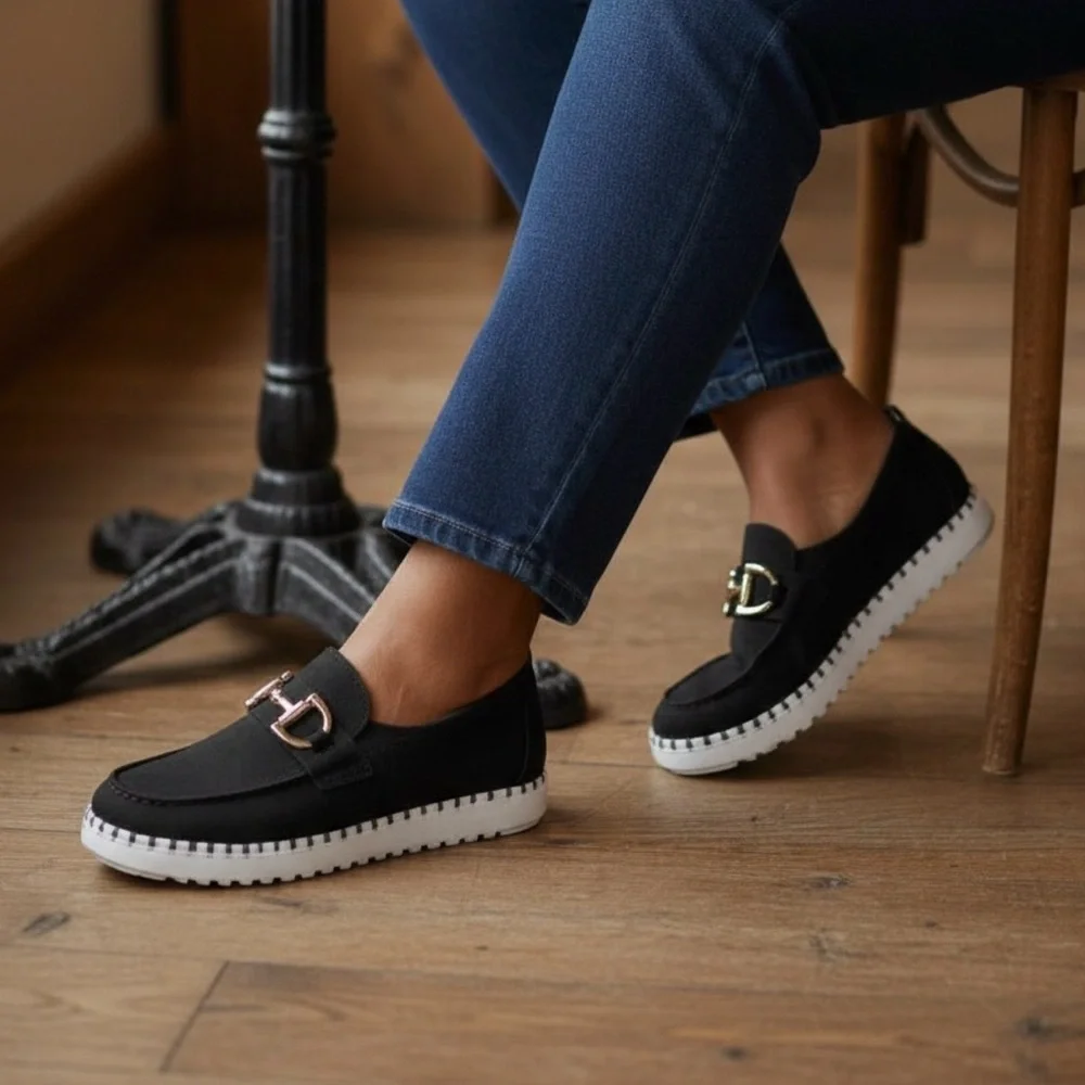 Ilse Jacobsen Tulip 3874 Sneaker Black/White 11/41 - Picture 3 of 5